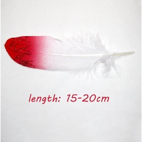 New 15-20cm goose feather 6-8 inches 20pcs/bag multicolor natual featherdream catcher DIY material angel wings home decoration
