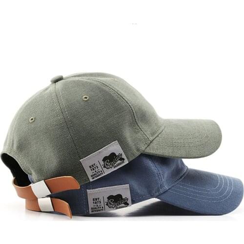 Fashion Solid Color Baseball Cap Cotton Sun Caps Fishing Hat for Men Women Unisex-Teens Snapback Retro Side Patch Hip Hop Hats