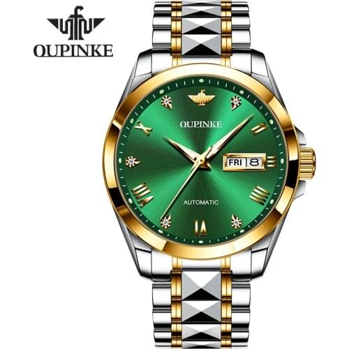 Seiko NH35A Movement Watch Luxury Sapphire Crystal Mechanical Watch Automatic Diver Waterproof Business Sport Wristwatch OUPINKE