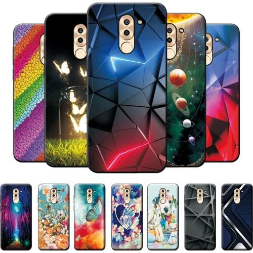 Case For Honor 6X Case Cover on Honor 6X 6 X Shockproof Silicone Phone Case For Huawei Honor 6X Colorful Cute Cover Bumper 5.5"