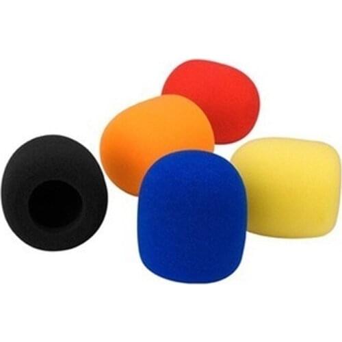 Black Handheld Stage Foam Ball-Type Mic Anti Saliva Windscreen Microphone Cover For Karaoke 200pcs