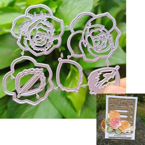 Deguang plant series metal cutting die DIY scrapbook 3D creative embossed greeting card decoration flower leaf 2020 NEW