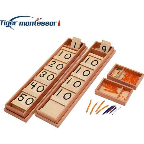 Montessori Wooden Mathematics Materials Seguin Boards Toys