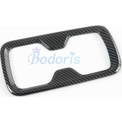 For Nissan NAVARA D23 Frontier NP300 2016-2020 Carbon Fiber Color Front Cup Bottle Drinks Holder Cover Moulding Trim Car Styling