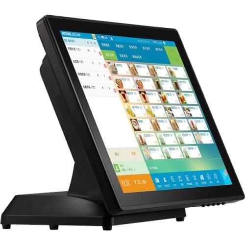 Free Shipping Retail 15 Inch POS Cash Register System with Single Touch Screen for Supermarket