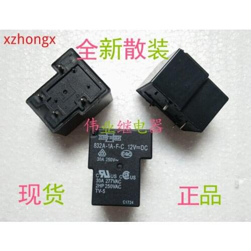 2 unids/lote 832A-1A-F-C 12VDC relay 4 PIN