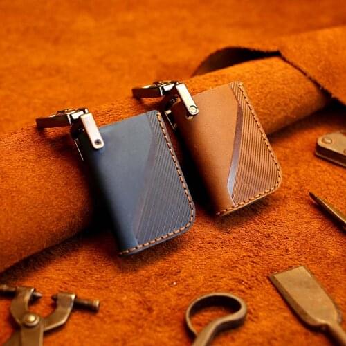 Handmade Leather Car Keychain Cover For Lynk&Co 05 Key Case New Leather Car Key Case