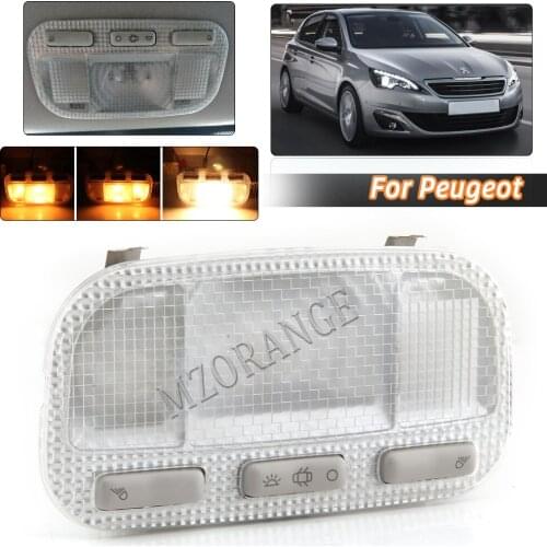 Dome Reading Light For Peugeot 308 408 3008 301 307 For Citroen C3-XR C5/Triumph Car Interior Reading Lamp 6362N2 6362Q2 6362Z5