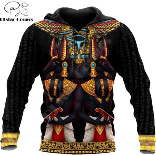 3D Printed Anubis Horus Eye and Egyptian falcon Men Hoodie Harajuku Casual Hooded Sweatshirt Street Jacket Autumn Unisex hoodies