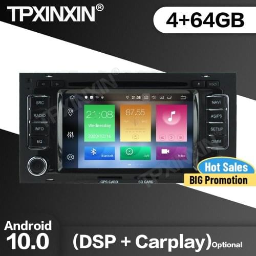64G Car Radio 2 Din Stereo Receiver Android For VW TOUAREG 8 2003 2004 2005 2006 2007 2008 2009 2010 Multimedia Player Head Unit