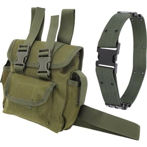 Outdoor Nylon Tactics Sport Thigh Leg Bag Shoulder Hip Package Waist Fanny Pack For Hiking Camping Motorcycle Riding