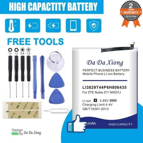 New Original 4250mAh Battery for ZTE Nubia Z11 Li3829T44P6h806435 NX531J High Quality Mobile Phone Replacement Accumulator