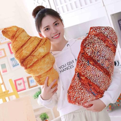 Bread Plush Creative Simulational Burger Shape Pillow Funny Kawaii Food Nap Pillow Cushion Kids Toy Birthday Gift Plush Toys