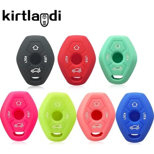 Silicone Remote Key Case Cover for BMW X3 X5 Z3 Z4 1 3 5 7 Series E38 E39 E46 E53 E60 E61 E83 E85 E86 Holder Auto Accessories