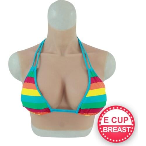 Transgender E Cup Silicone Crossdresser Large Fake Boobs Shemale Error Pejos Breast Form Shaper Dress Up Dress Queen