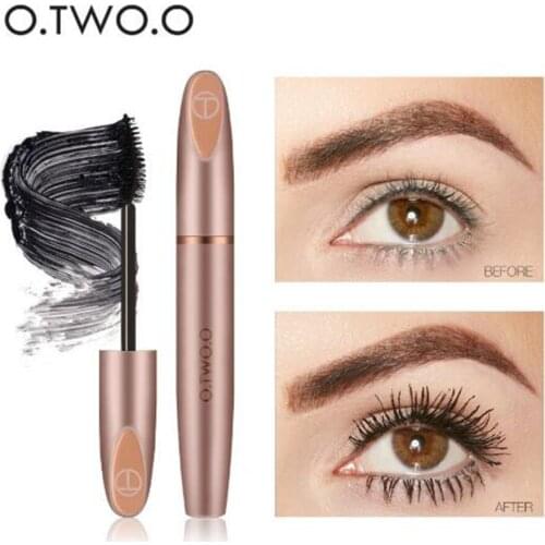 3Silk Fiber Eyelash Black Mascara Waterproof Thick Mascara Long Eyelashes Extension Long Lasting Lash Thick