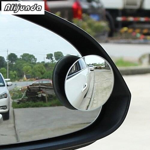 2pcs 360 degree frameless small round mirror rear view blind spot glass mirror for Opel Astra VAUXHALL MOKKA Zafira Insignia