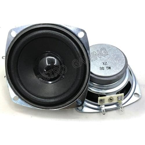 2pcs 3 inch square 8 ohm 5W speaker 3" loudspeaker for arcade game machine cabinet parts Coin operator accessories