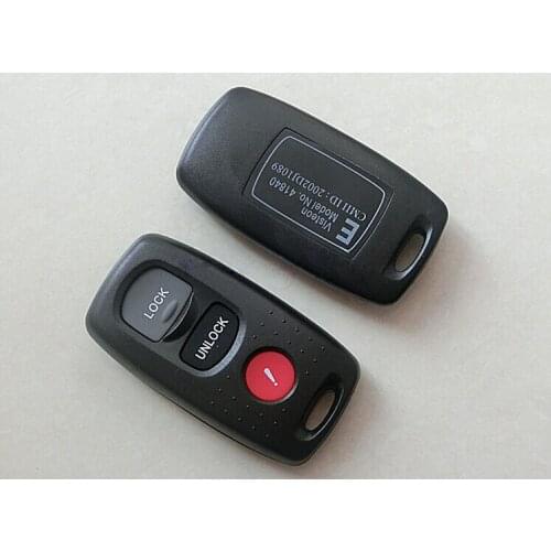 50PCS/lot For Mazda M3 M6 Smart Remote Key Shell Case 3 Button Keyless Entry Fob Key Cover