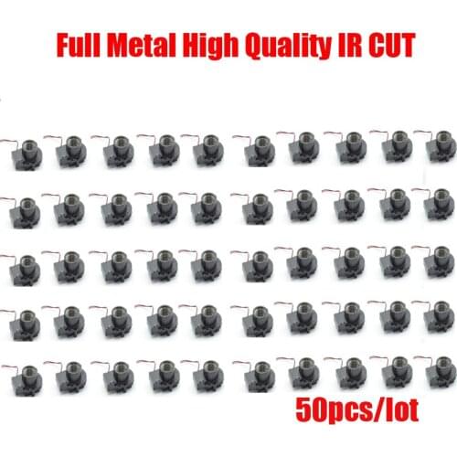 50pcs /lotslFull metal M12 IR cut Filter ICR with M12 Lens Mount Holder Dual Filters switch vivid images for HD Cameras