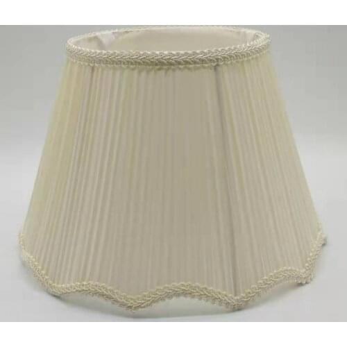 E27 Art Deco lampshade for table lamp beige fabric Lamp shade morden lamp cover for home decoration