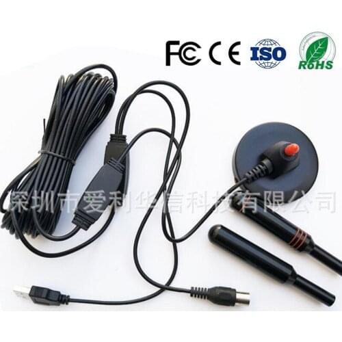 Ground Wave Antenna Gao Qing Digital Tv Antenna Indoor Dtmb Antenna Household Suction Cup Antenna Dvb-t2