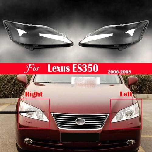 Car Headlight Lens Auto Shell Cover For Lexus ES350 2006 2007 2008 Headlight Lens Lampshade Lampcover Bright Lamp Shade Caps