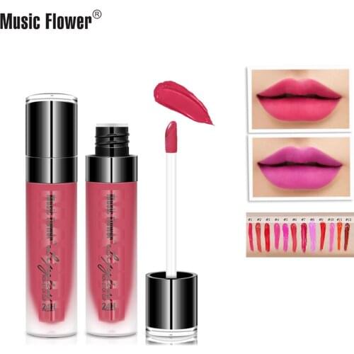 Music Flower Shiny Lip Gloss Wholesale Non-stick Cup Liquid Lipstick Wholesale Lip Gloss M5001 Makeup Cosmetic Gift for Girl