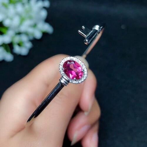 Best Gift Natural Real Topaz Bangle Natural And Real Topaz bangle 925 sterling silver Fine jewelry Topaz Bangle