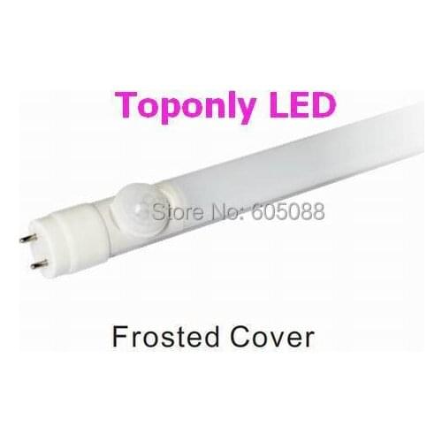 ETL listed 2ft 600mm human pir sensor led tube light 9w AC100-265v white 940lm 5 year warranty 100pcs/lot DHL free shipping