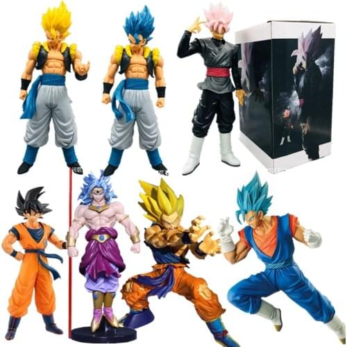 Dragon Ball figure Super Saiyan Goku PVC Anime Figurines Vegeta Majin Buu Model Decoration Christmas Birthday With Box Gift Toy