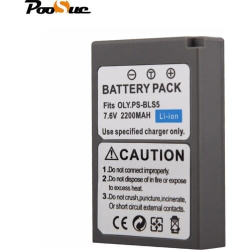 BLS-5 BLS5 BLS50 Battery PS-BLS5 Camera bateria for Olympus PEN E-PL2,E-PL5,E-PL6,E-PL7,E-PM2,E-M10,E-M10 II,Stylus1