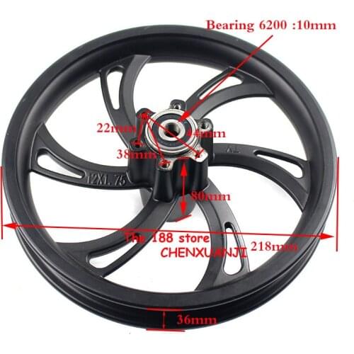 Good quality use for 12 1/2 X 2 1/4 12 1/2x2.75 Tire inner tube fits Gas Electric Scooters alloy rims 12x1.75 wheel hub