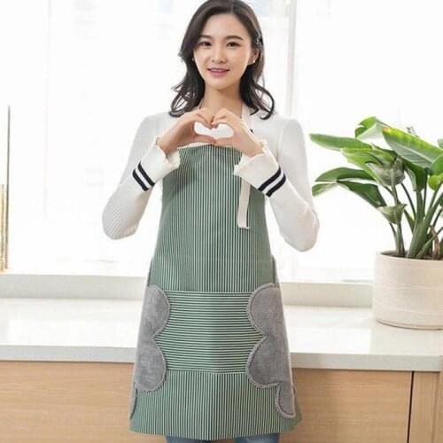 Fashion Bib Kitchen Apron Female Chef Waiter Cafe Barbecue Apron Kitchen Accessories Latest Hot Sale 2021 New Oil-proof Apron