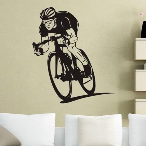 Bike Wall Art Decal Sticker Mural Home Decoration Sport Bike Wall Decals For Living Room Children Boys Rooms