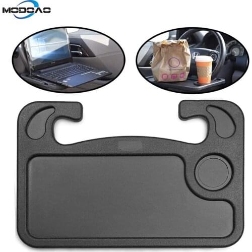 New Auto Steering Desk Wheel Multi-Functional Portable Laptop Car Travel Table Eating Desk Car Food Eating Tray Fits Vehicles