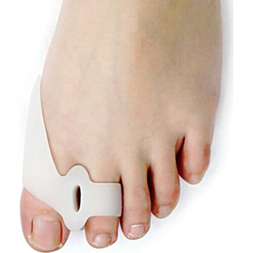New Arrival 2pcs Daily Use Silicone Bunions Treatment Appliance Toe Separator Hallux Valgus Corrector Feet Care