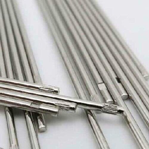 10PCS Mini 1.5mm Stainless Steel Embossing Shaft 75-80mm Length Electric Boat Toy Model Car Gear Connecting Shaft Axle Groove