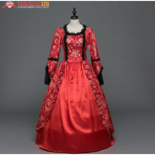 Victorian Southern Belle Vintage Alice in Wonderland Dress Princess Theater Halloween Costume