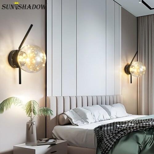 Simplicty Indoor Led Wall Light Modern Sconce Wall Lamp For Bedside Bedroom Living Room Dining Room Study Room Lamps 110v 220v