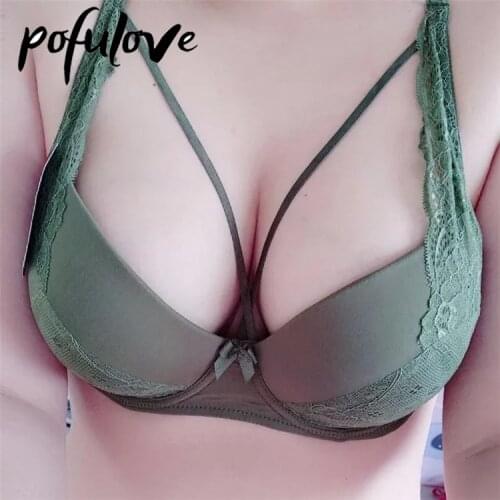 Bra for Women Push Up Bras Plus Size Clothing C D E 34-46 Sexy Lace Lingerie Bralette Underwear Women Brasieres Para Mujer