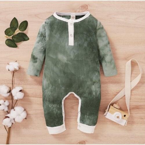 0-18M) Winter baby romper long-sleeved green pit striped climber explosive style mixed cotton high-quality clothes детские вещи