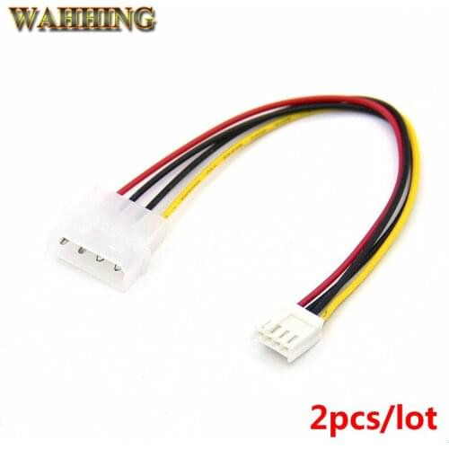 2pcs 4 Pin IDE Male to ATA Female Power Adapter Cable Computer Case 4Pin Floppy Adapter Power Cable 30cm HY414