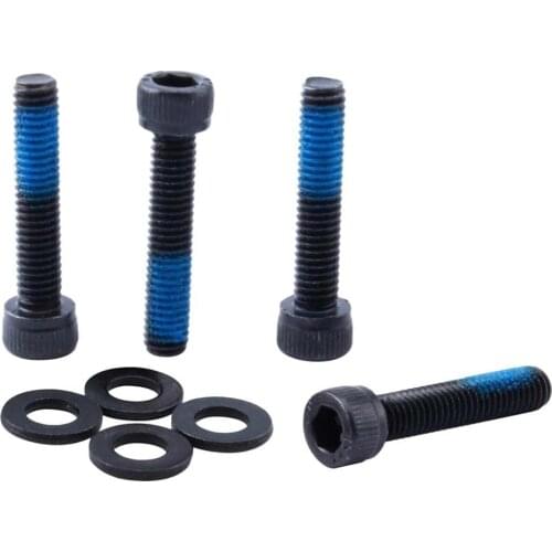 4Pcs Bike M6 Disc Brake Adapter Screw M6*18/35mm Brake Caliper Mount Bolt MTB Road Bicycle Cycling Parts Accessories