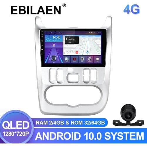 Car Multimedia player For Renault Logan I Sandero Lada Lergus Dacia Android 10.0 Autoradio GPS Navigation Radio Camera Headunit