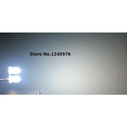 5mm white LED fog shape Light Beads