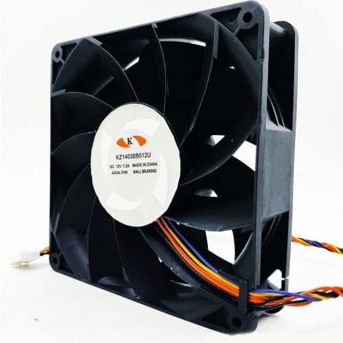 Free shipping Miner Cooling Fan kz14038b012u 12V 7.2A Wide14cm Fan For Whatsminer M21s FAN/ Whatsminer M20s Fan