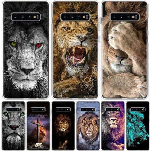 Lion Alpha Male Cub Phone Case For Samsung Galaxy A50 A70 A30S A51 A71 A10 A20E A40 A90 A20S M30S A6 A7 A8 A9 Plus Coque