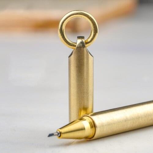 Woodworking Scribe Marker Tools Alloy Tip Replaceable Gel Pen Copper Shell Hand Carving Knife Woodworking Tools