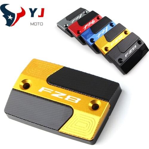 For YAMAHA FZ8 FAZER 2010-2014 FZ6 2004-2015 FZ1 FAZER 2006-2015 Motorcycle CNC Front Brake Fluid Reservoir Oil Tank Cover Cap